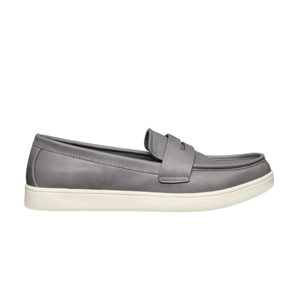 Aldi Avenue Mens Casual Loafers Shoes Grey Size 12 New In Box